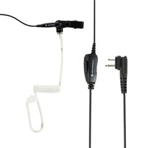 Motorola HKLN4601A Security-Headset mit Schallschlauch-Ohrhörern und in-Line PTT und Mikrofon