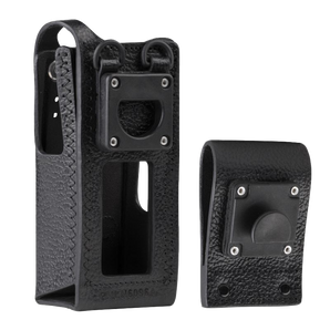 Motorola PMLN6096A Ledertragetasche mit drehbarer Gürtelschlaufe ohne Display/Tastatur