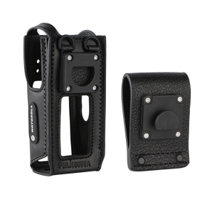 Motorola PMLN6099A Weichledertasche mit drehbarem Gürtelclip für DP4801 ATEX
