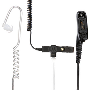Motorola PMLN6129A Schallschlauch Headset 2 Kabel für verdeckte Trageweise