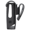 Motorola PMLN8302A Hartledertragetasche mit drehbarer Gürtelschlaufe, für Geräte ohne Display